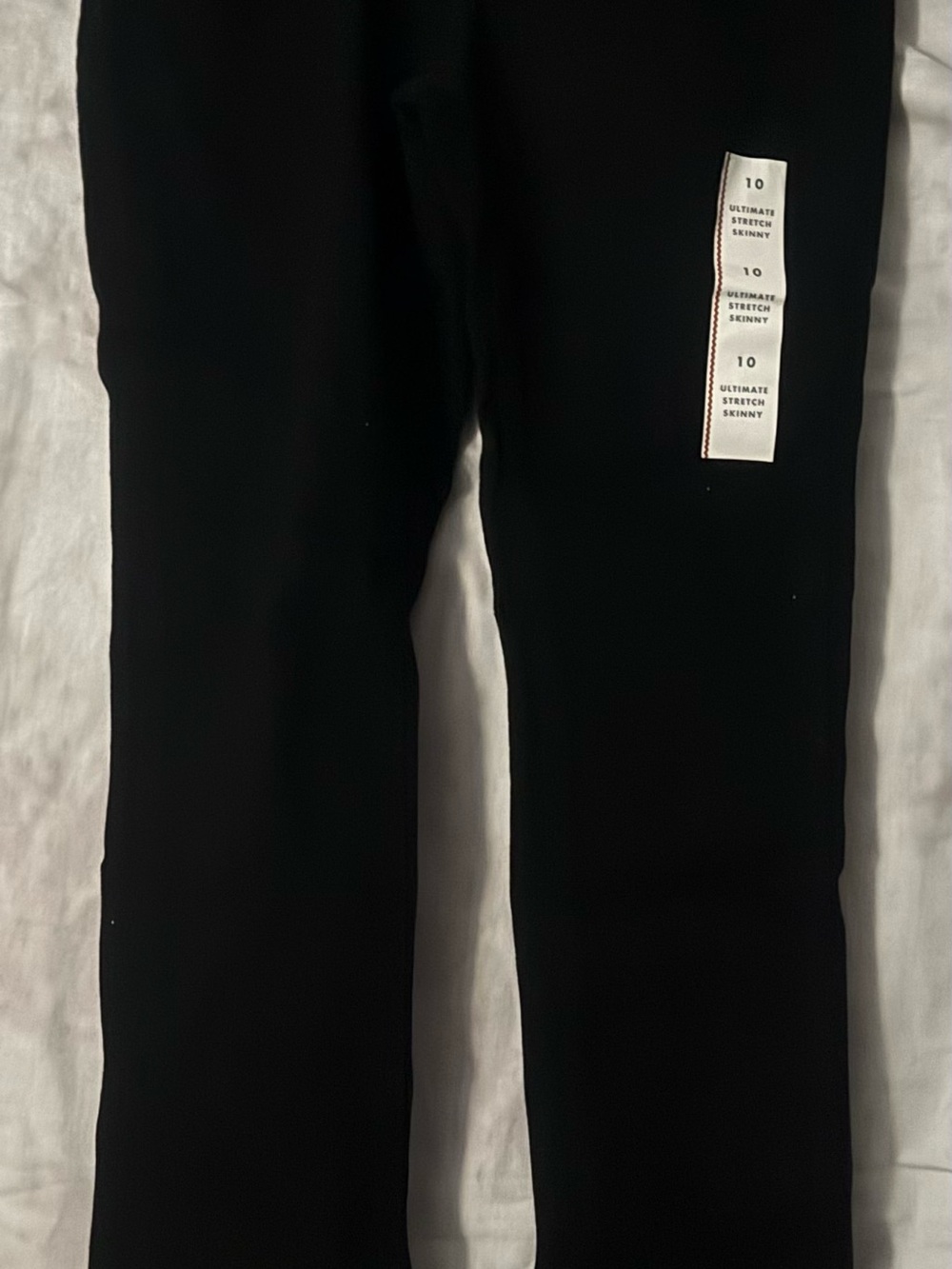 NWT Cat & Jack Ultimate Stretch Skinny Black Jeans Girls Size 10 Adjustable Wais